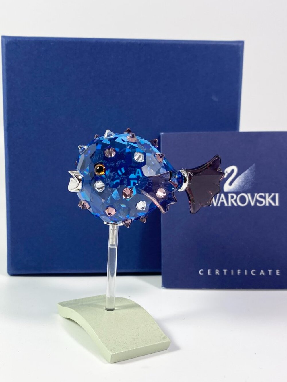 Swarovski Crystal Cleona Tropical Fish Capri Blue 9601 NR 030 401 Box 626203